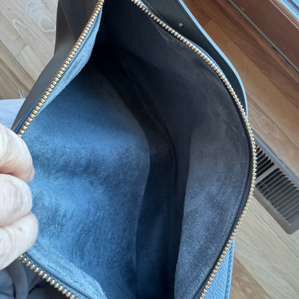 Celine gray medium Romi Leather Women's Bag - Picture 6 of 7